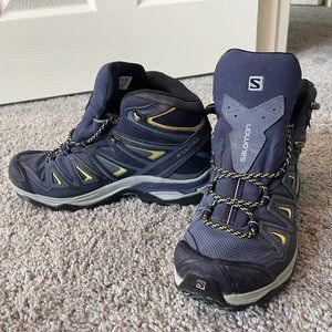 Salomon X Ultra 3 Mid GTX Gore-Tex Waterproof Hiking Boots Women's Size 8.5